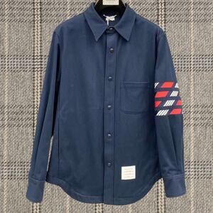 Thom Browne Men's Navy Long Sleeve